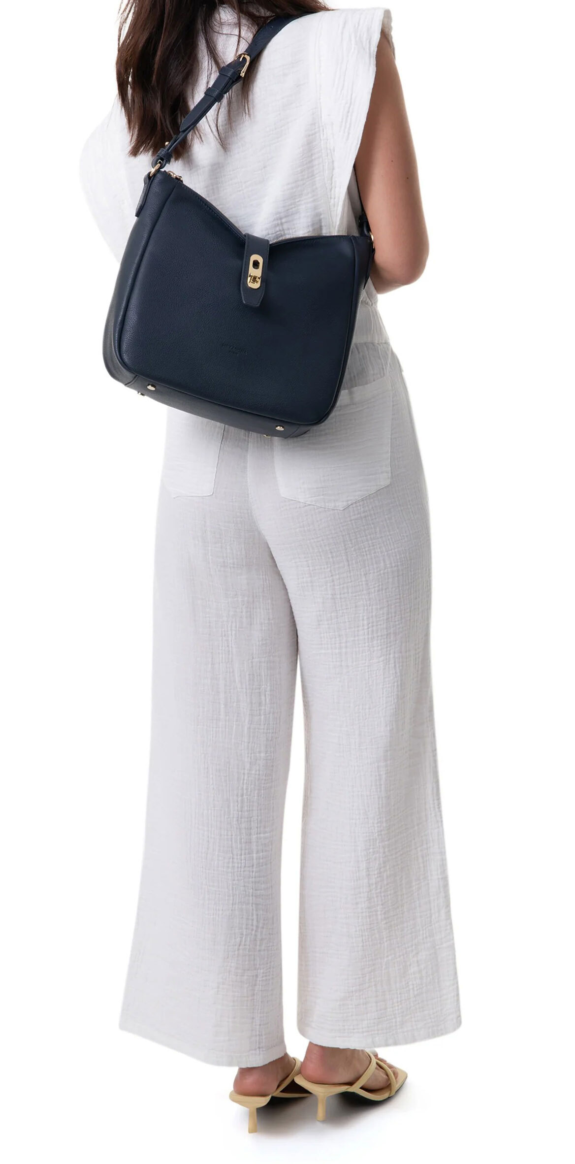 Vêtement en cuir Maroquinerie femme bleu