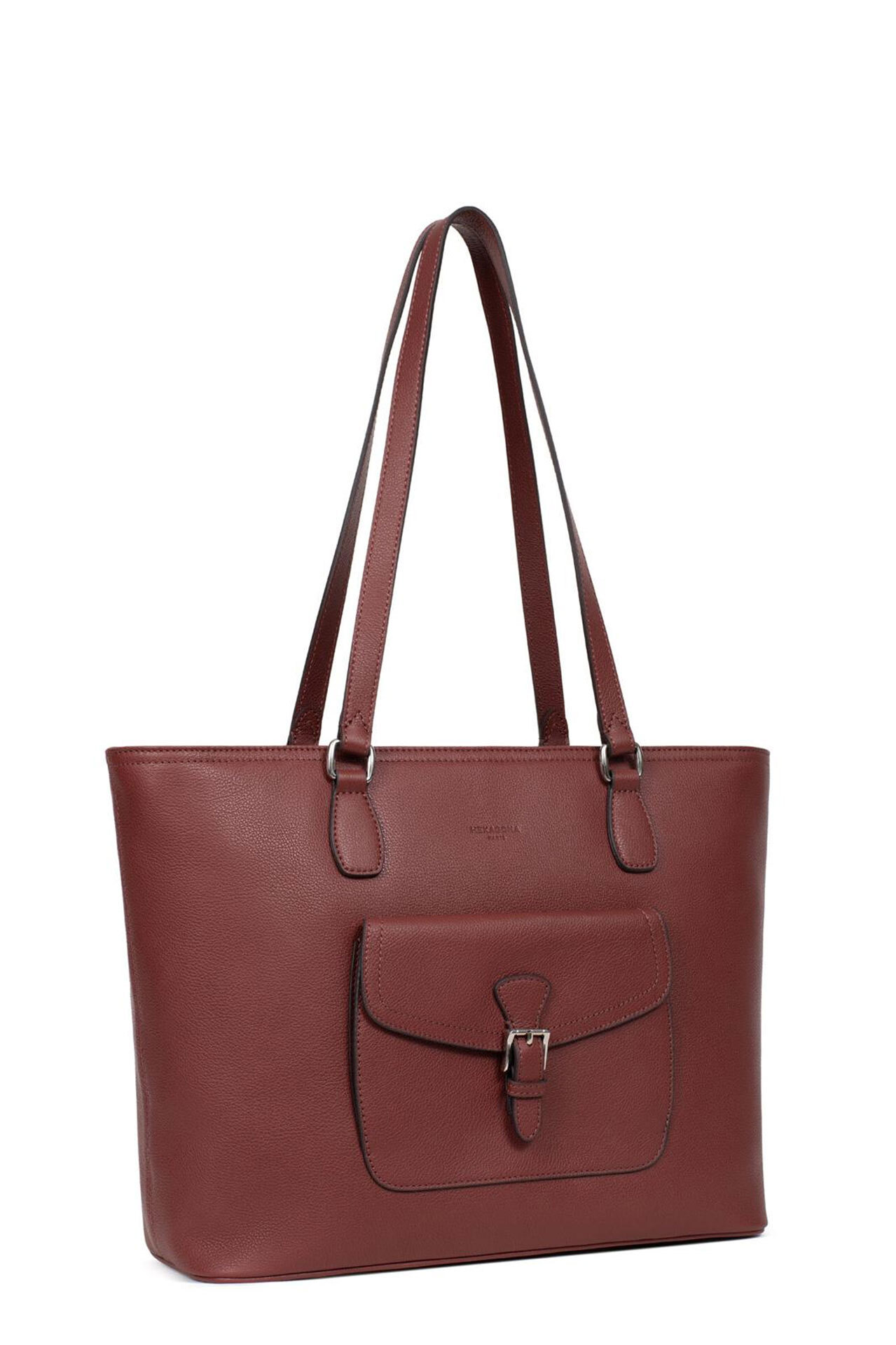 Vêtement en cuir Maroquinerie femme bordeaux