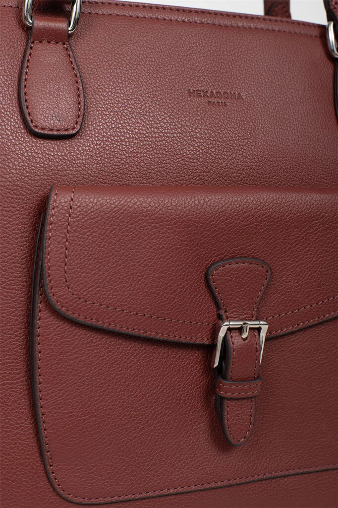 Vêtement en cuir Maroquinerie femme bordeaux