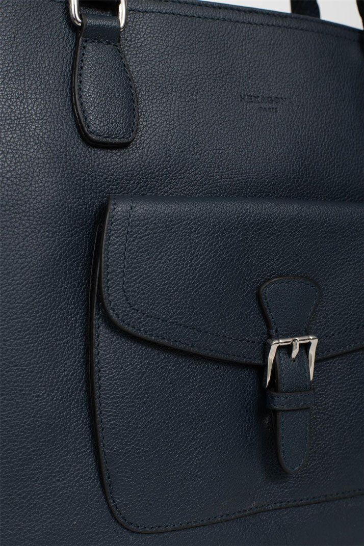 Vêtement en cuir Maroquinerie femme bleu