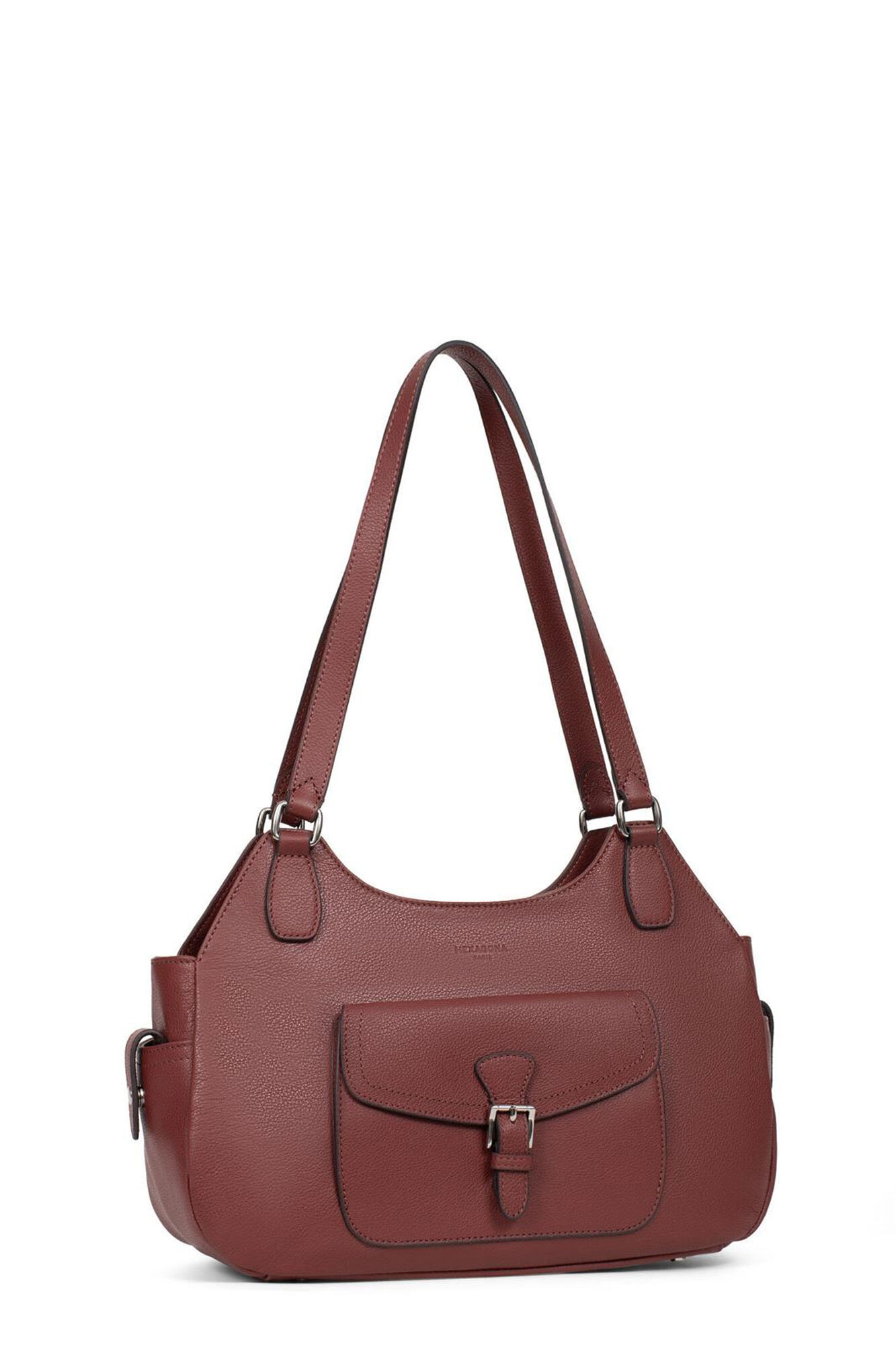 Vêtement en cuir Maroquinerie femme bordeaux