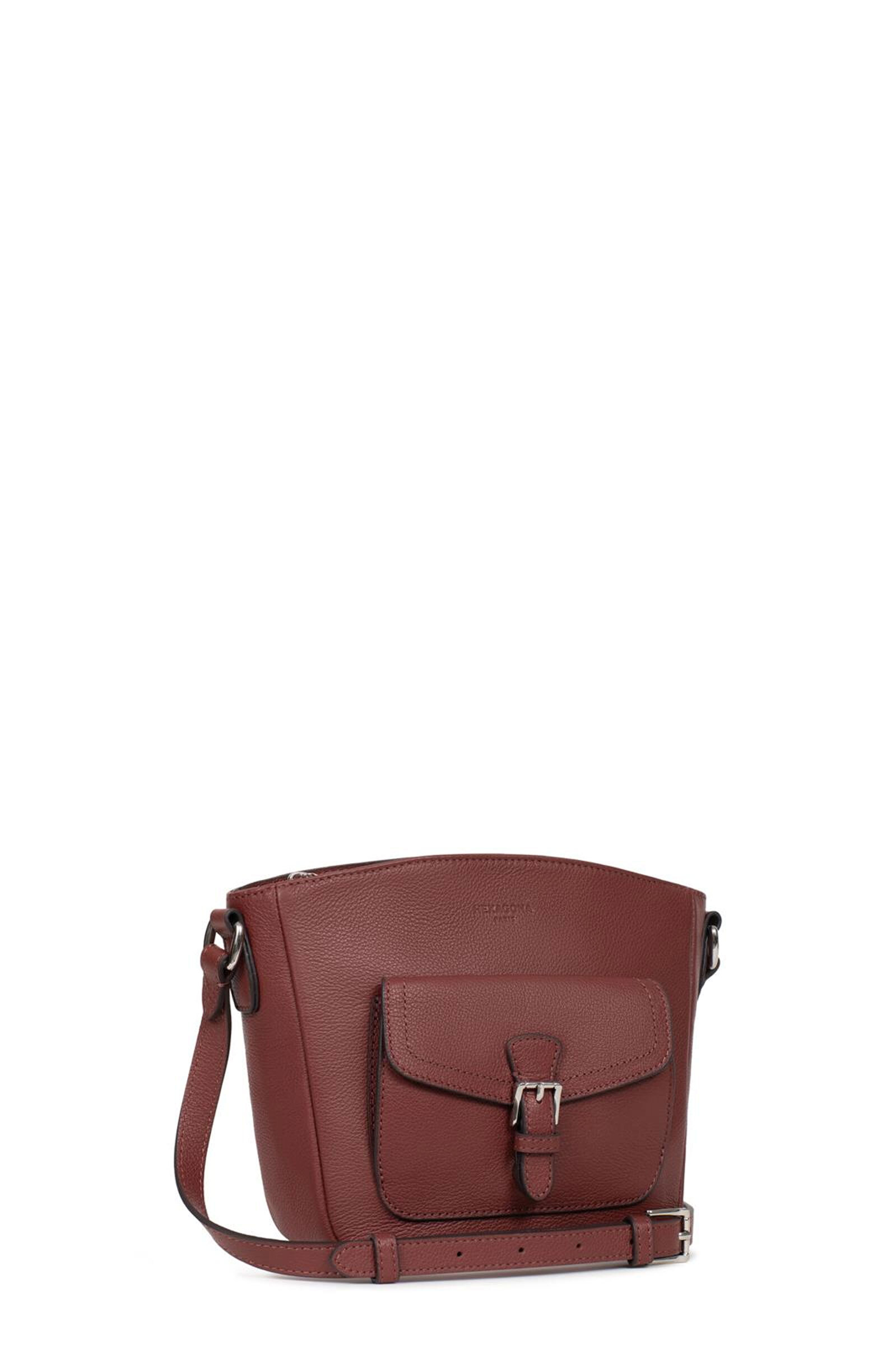 Vêtement en cuir Maroquinerie femme bordeaux