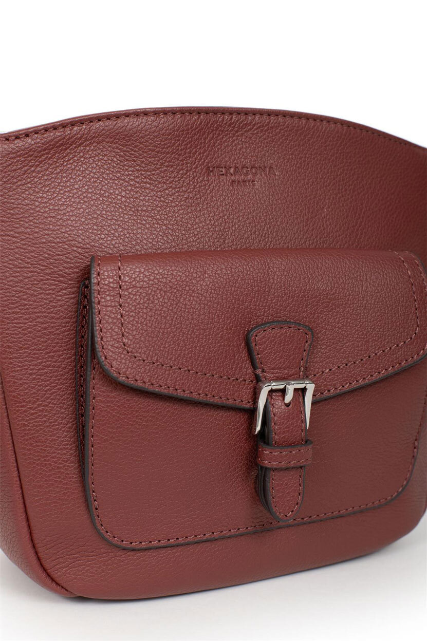 Vêtement en cuir Maroquinerie femme bordeaux