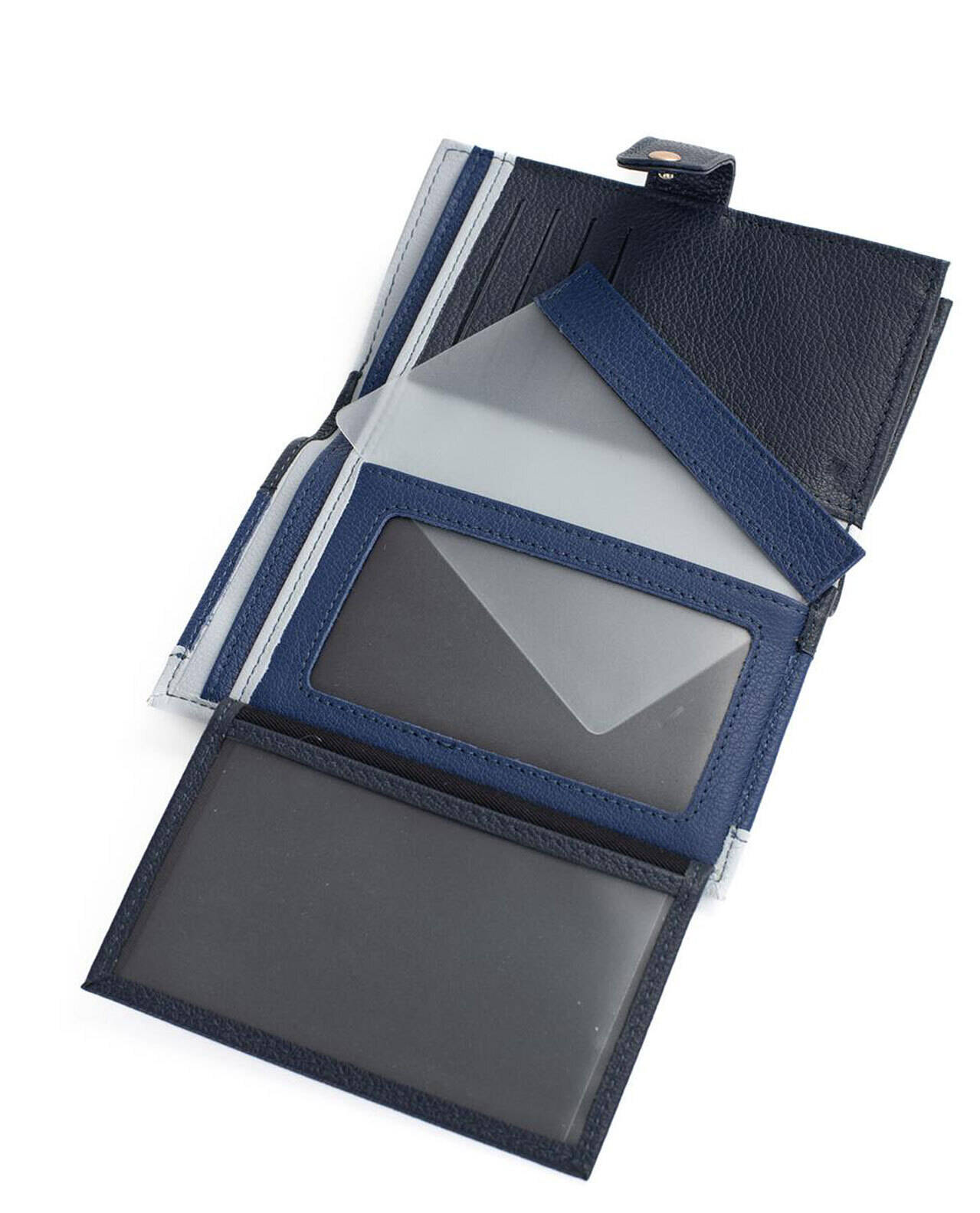 Vêtement en cuir Maroquinerie bleu