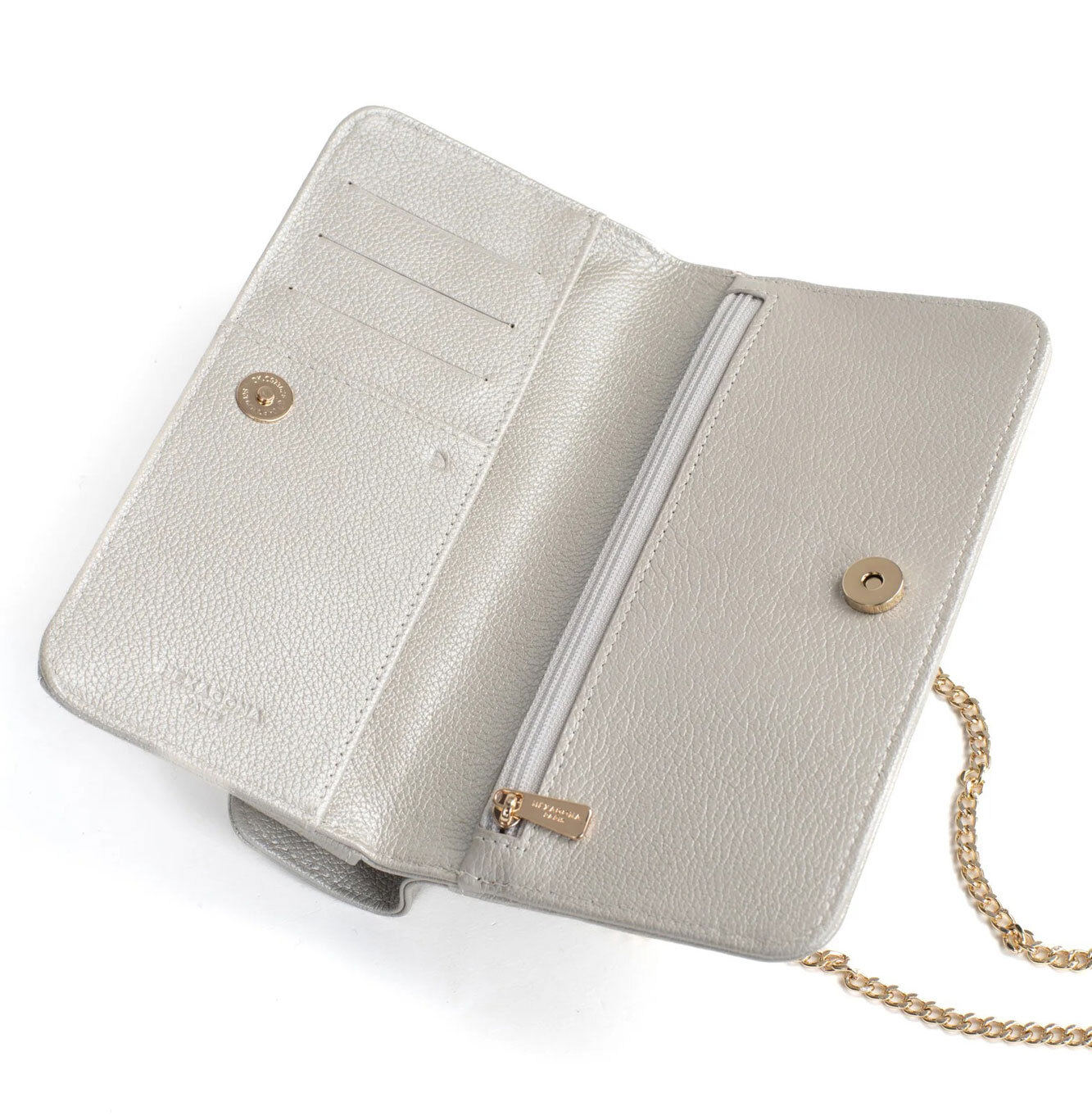 Vêtement en cuir Maroquinerie femme gris