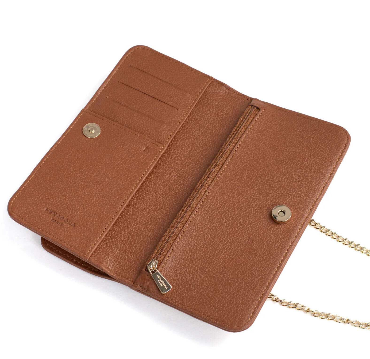 Vêtement en cuir Maroquinerie femme cognac