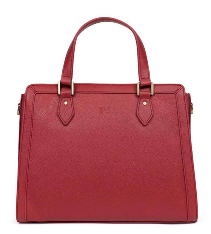 Vêtement en cuir Maroquinerie femme rouge