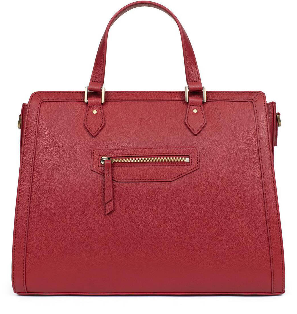 Vêtement en cuir Maroquinerie femme rouge