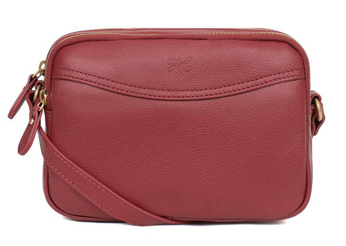 Vêtement en cuir Maroquinerie femme rouge