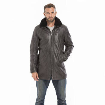 6trois-quart-cuir-homme-anthracite