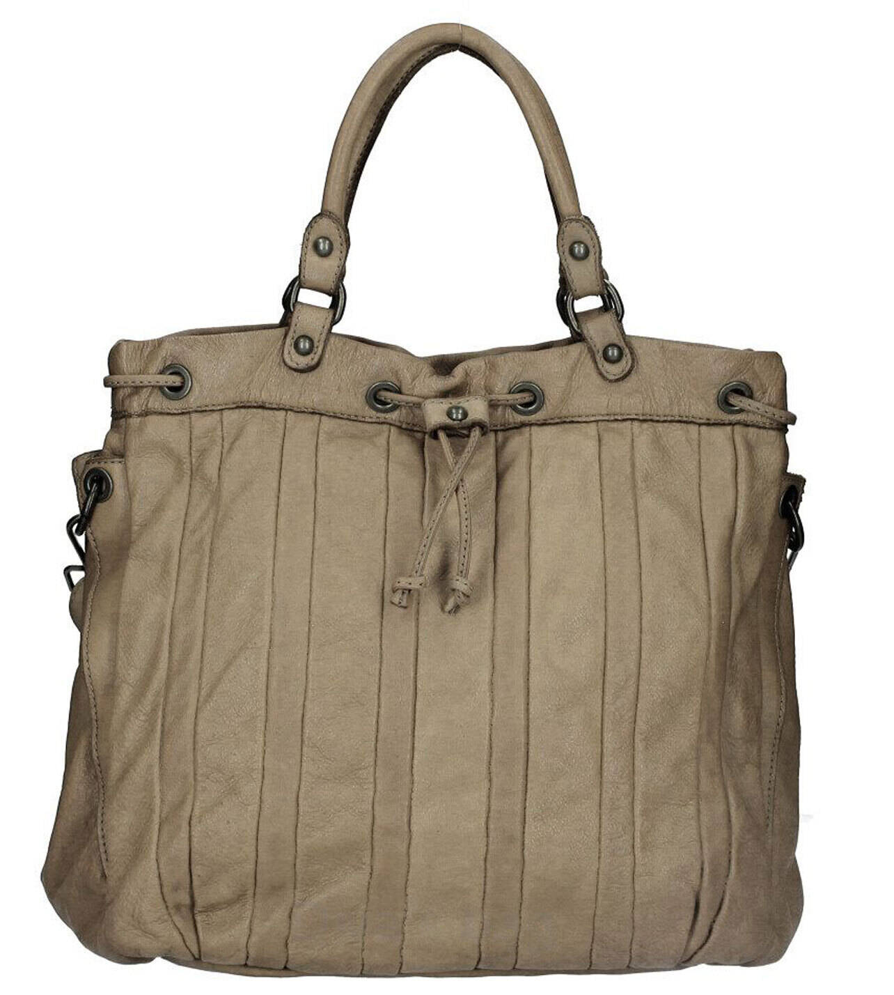 Vêtement en cuir Maroquinerie femme taupe