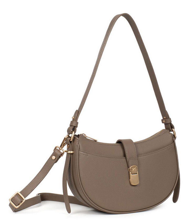 Vêtement en cuir Maroquinerie femme taupe