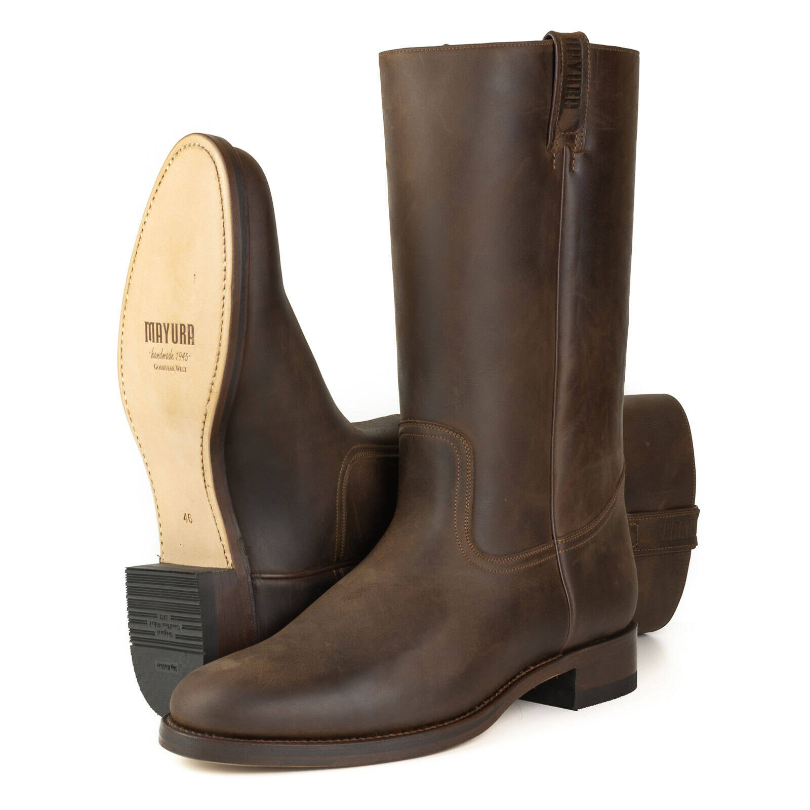 Vêtement en cuir Santiags & chaussures marron