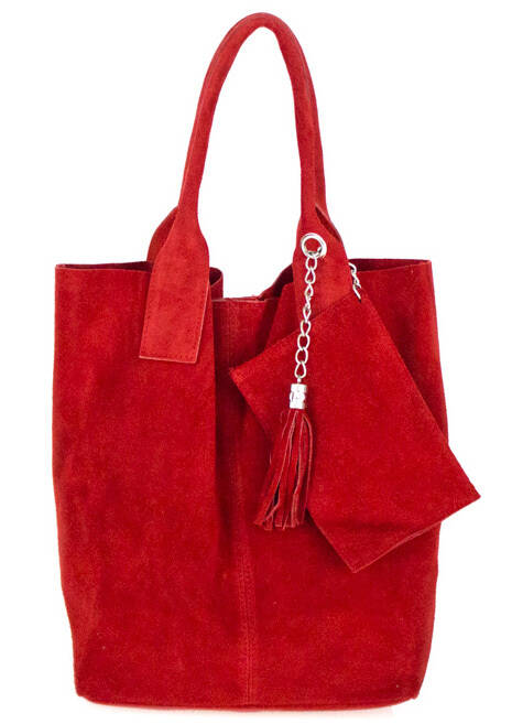 Vêtement en cuir Maroquinerie femme rouge