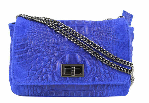 Vêtement en cuir Maroquinerie femme bleu