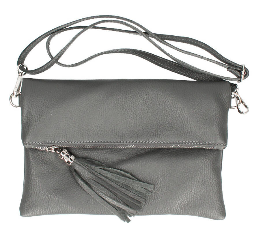 Vêtement en cuir Maroquinerie femme gris