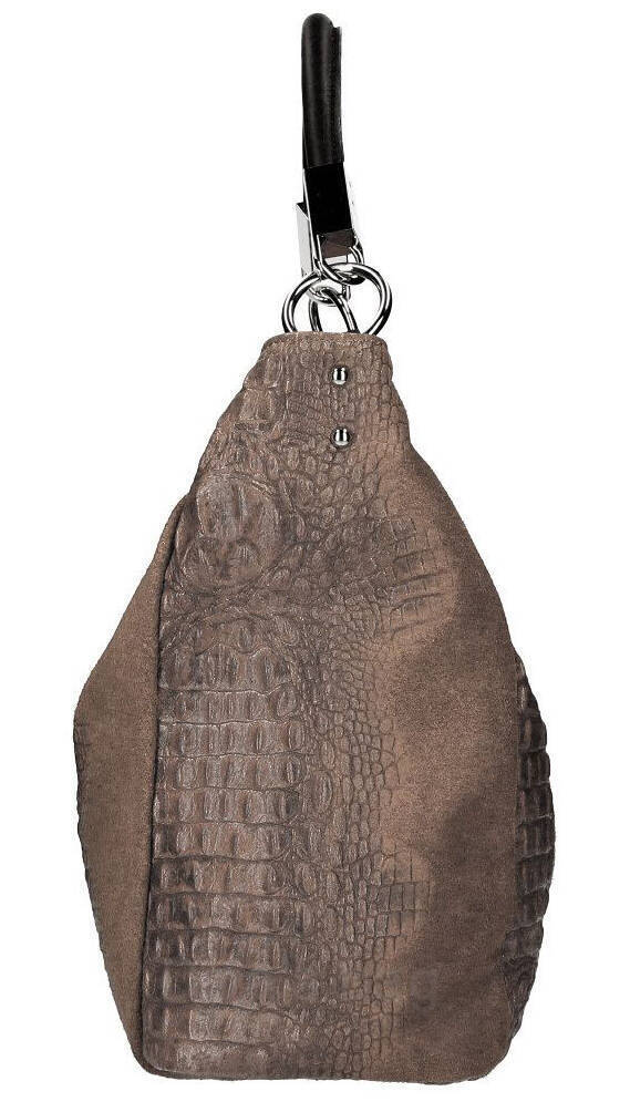 Vêtement en cuir Maroquinerie femme gris