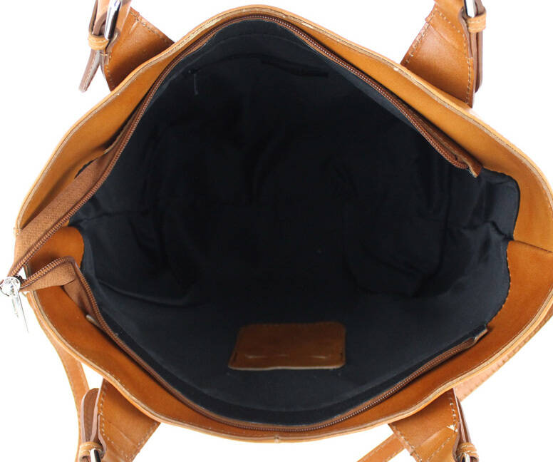 Vêtement en cuir Maroquinerie femme cognac