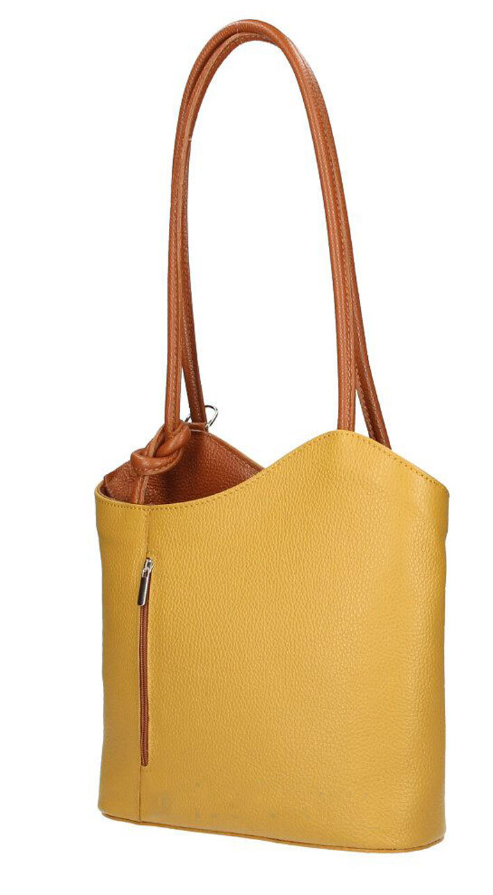 Vêtement en cuir Maroquinerie femme cognac