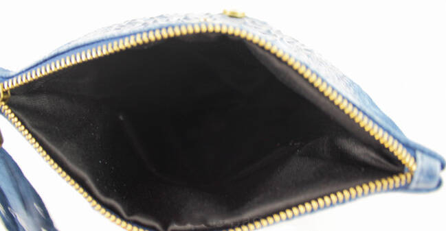 Vêtement en cuir Maroquinerie femme bleu