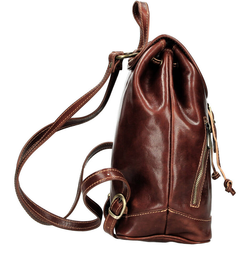 Vêtement en cuir Maroquinerie femme marron