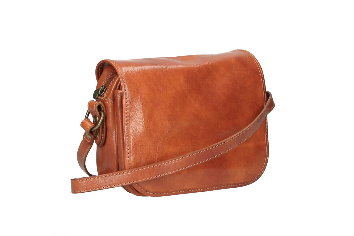 Vêtement en cuir Maroquinerie femme cognac