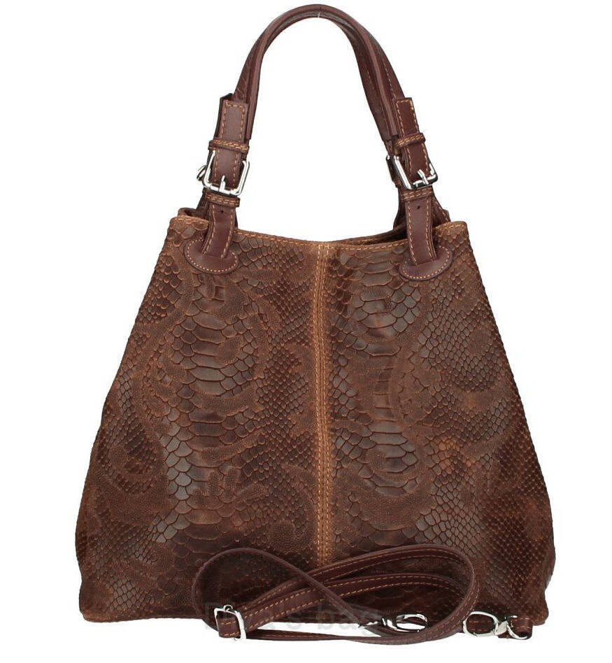 Vêtement en cuir Maroquinerie femme marron