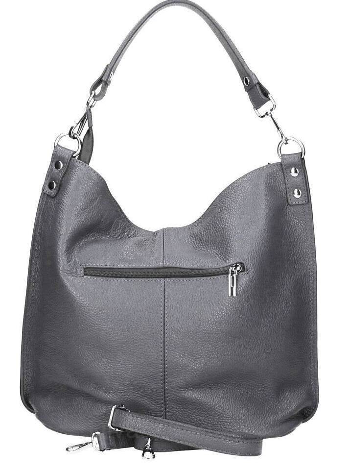 Vêtement en cuir Maroquinerie femme gris