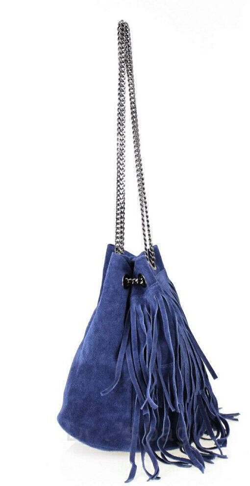 Vêtement en cuir Maroquinerie femme bleu