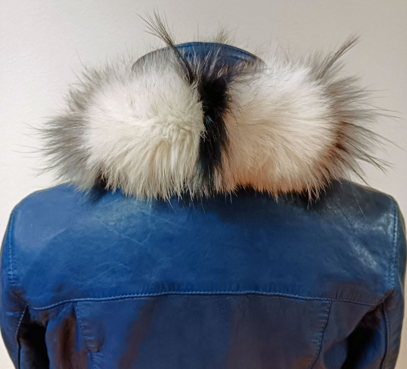 Vêtement en cuir Accessoires bleu, blanc