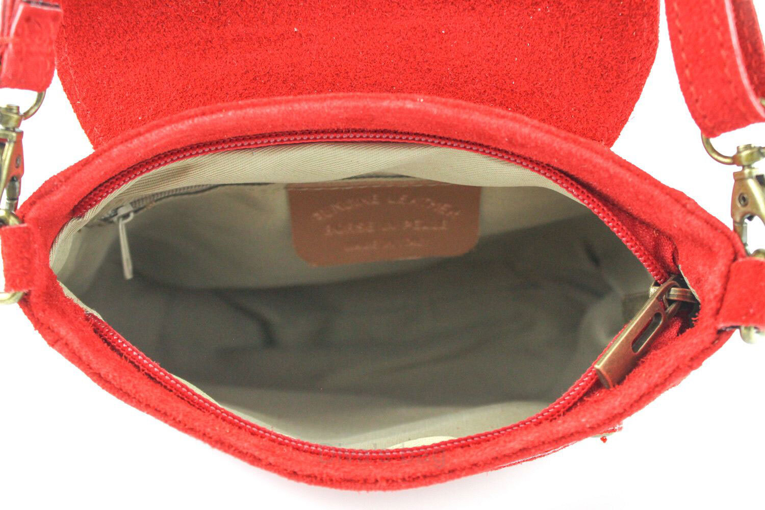 Vêtement en cuir Maroquinerie femme rouge