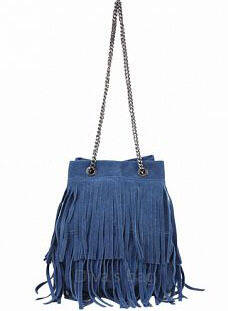 Vêtement en cuir Maroquinerie femme bleu