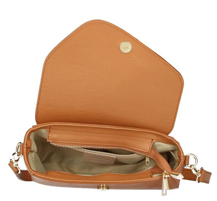 Vêtement en cuir Maroquinerie femme cognac