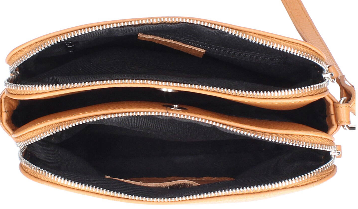 Vêtement en cuir Maroquinerie femme cognac