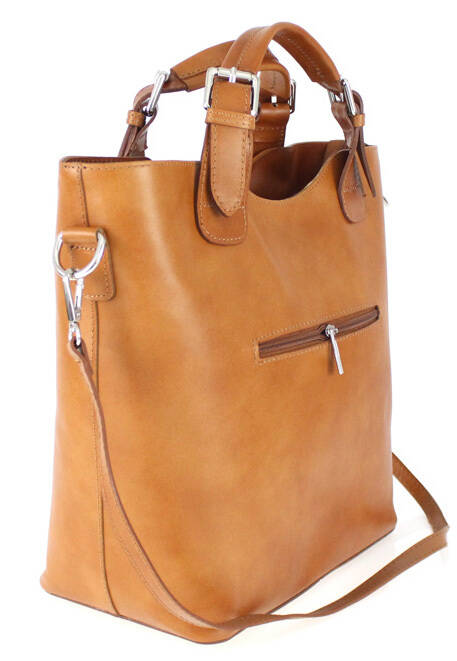 Vêtement en cuir Maroquinerie femme cognac