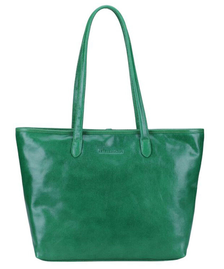 Vêtement en cuir Maroquinerie femme vert