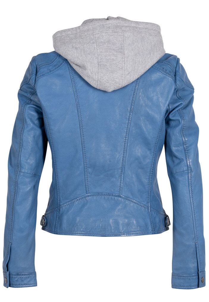 Vêtement en cuir Blousons cuir bleu