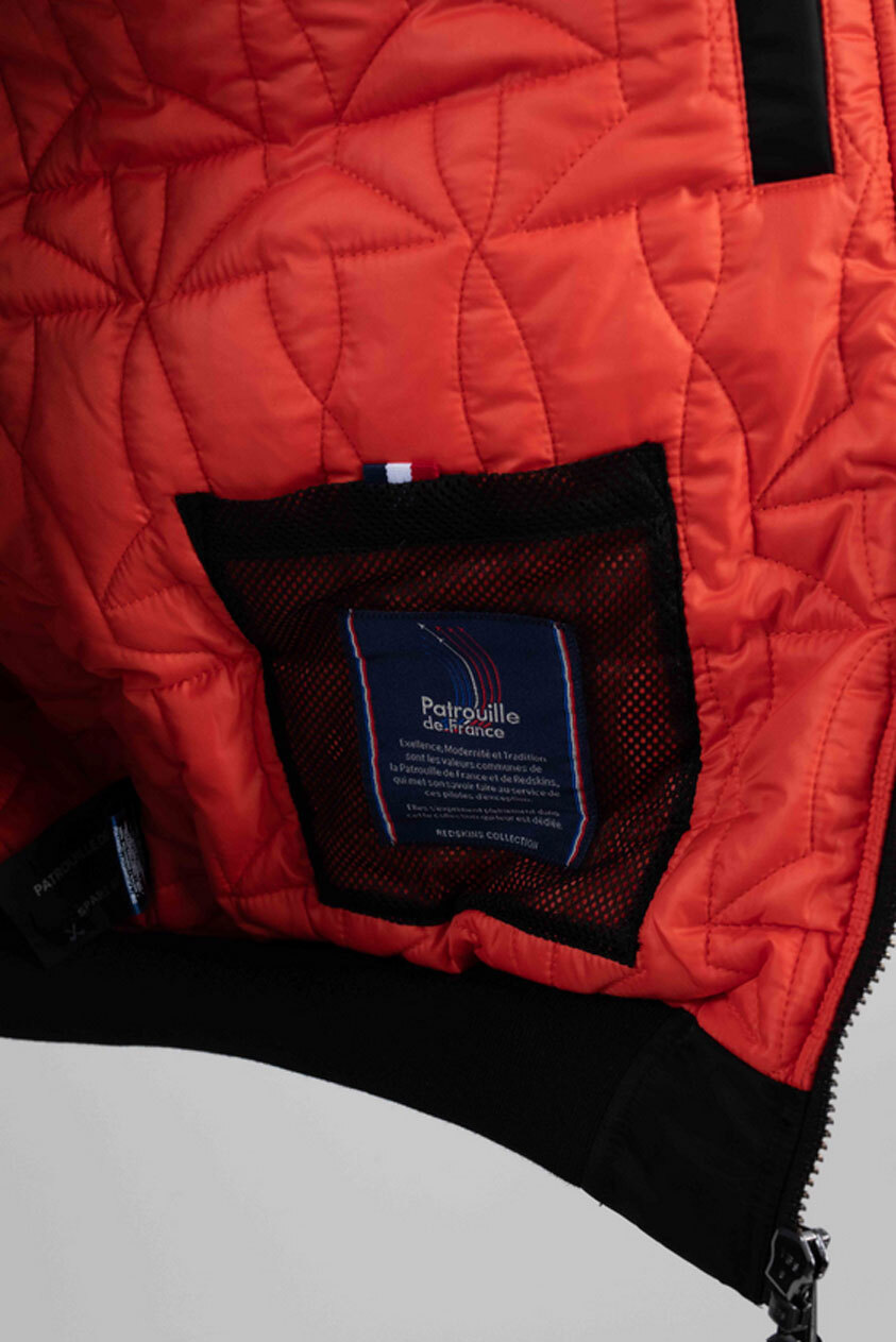 Vêtement en cuir Blousons textile noir