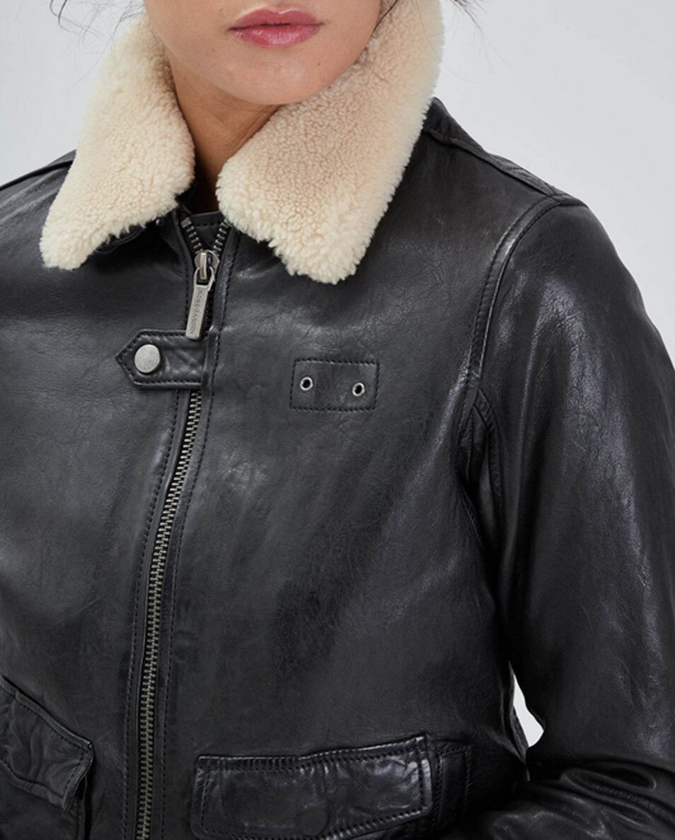 Vêtement en cuir Blousons cuir noir