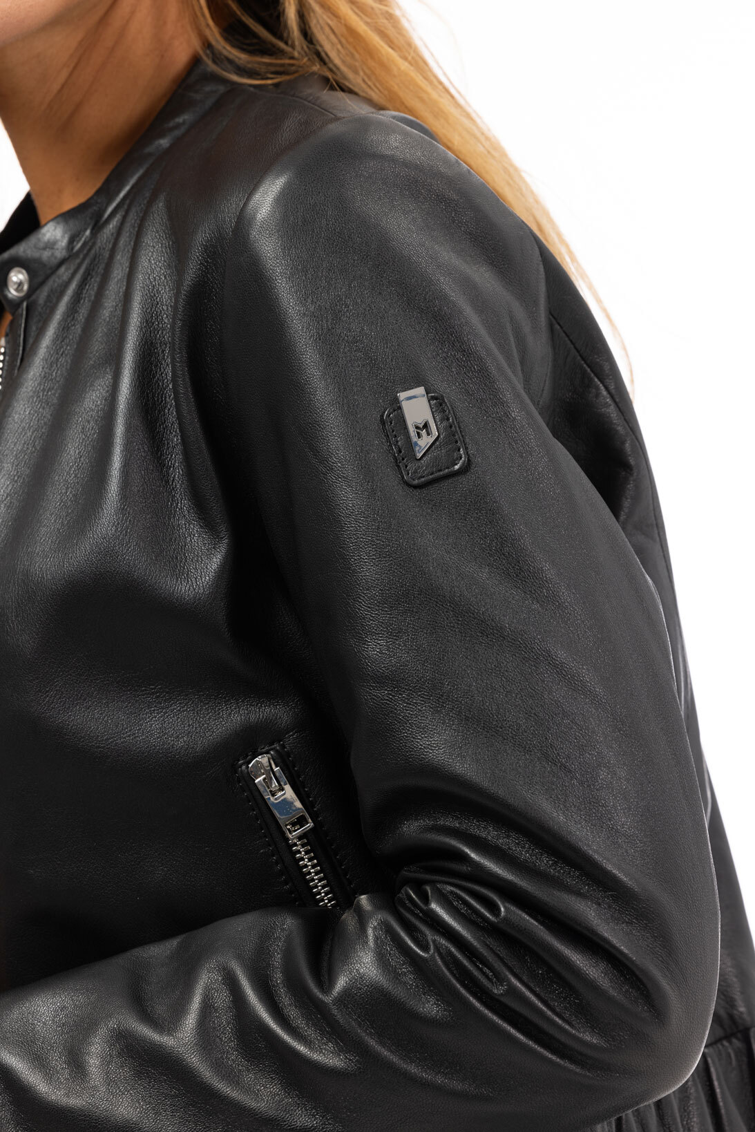 Vêtement en cuir Vestes cuir noir