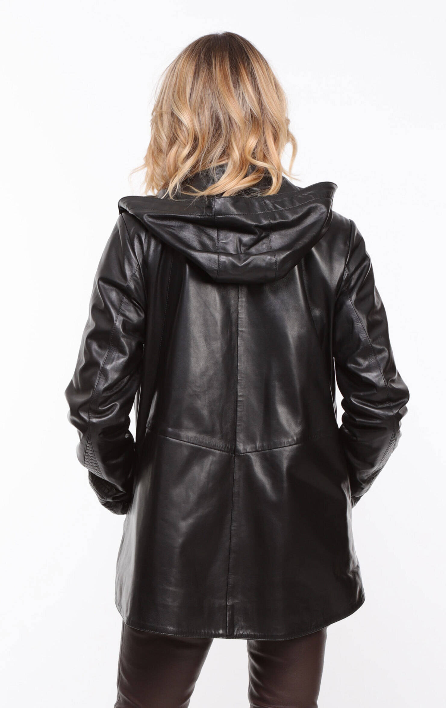 Vêtement en cuir Vestes cuir noir