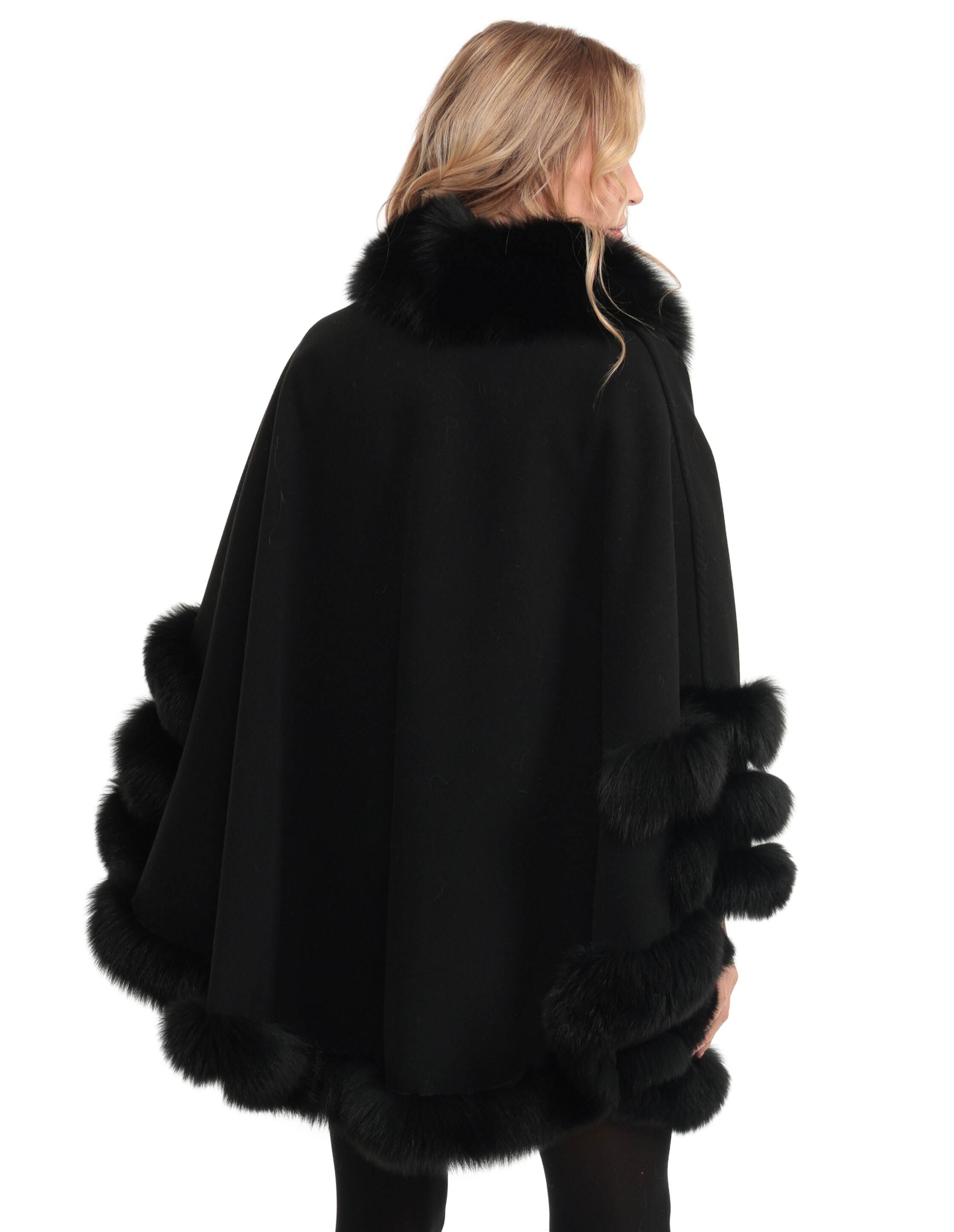 Vêtement en cuir Fourrures & Vêtements chauds  noir