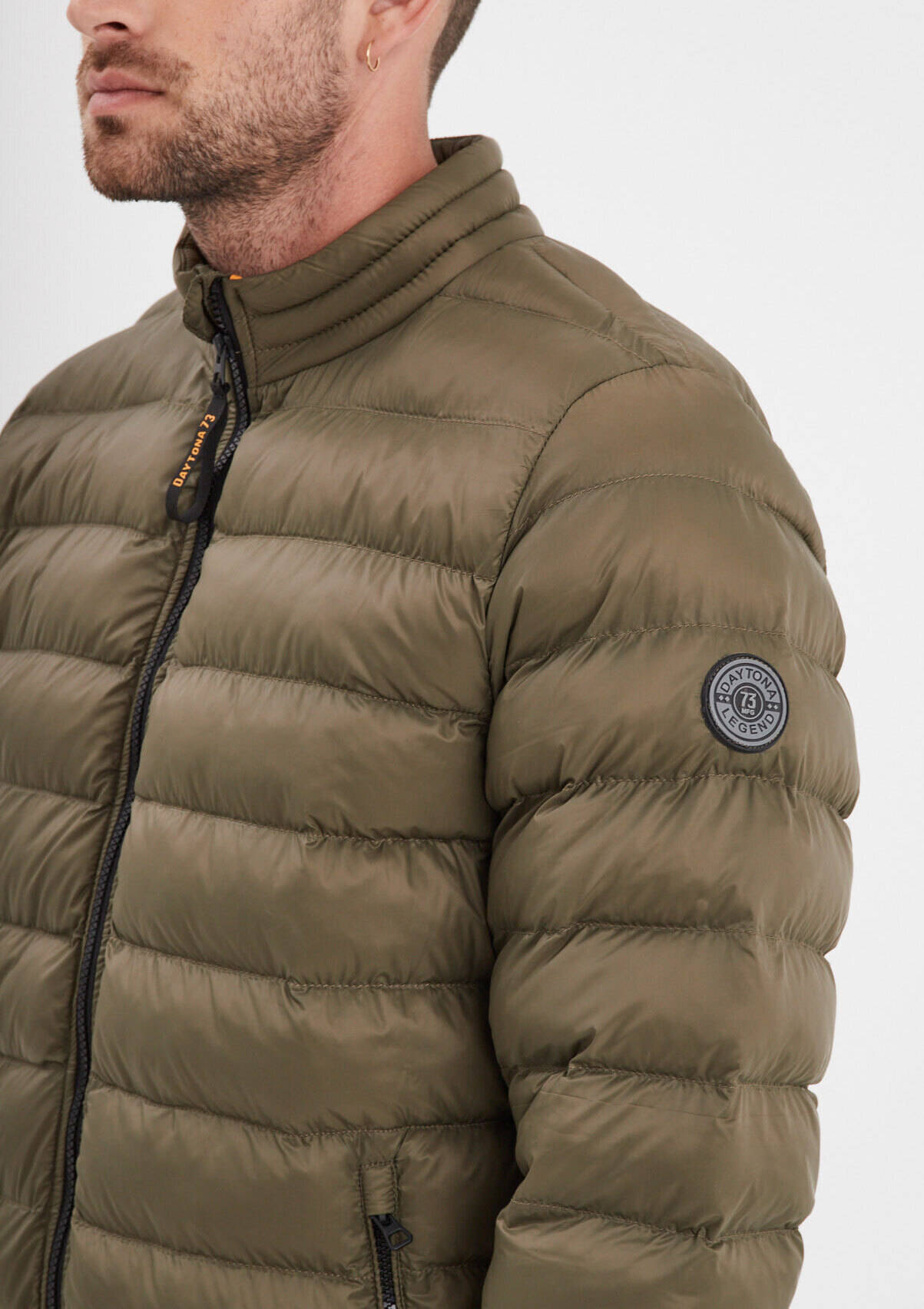 Vêtement en cuir Veste, parka & doudoune textile kaki