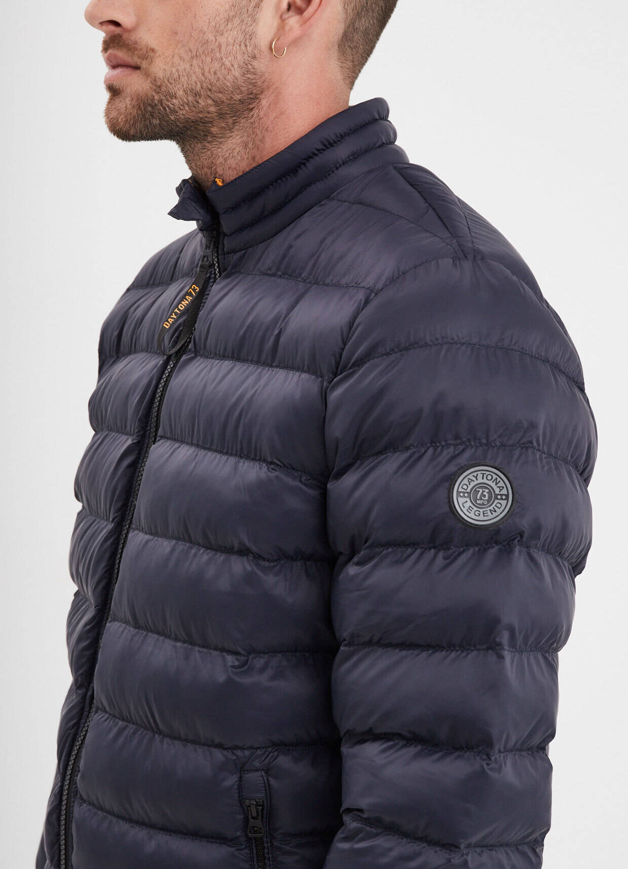 Vêtement en cuir Veste, parka & doudoune textile bleu