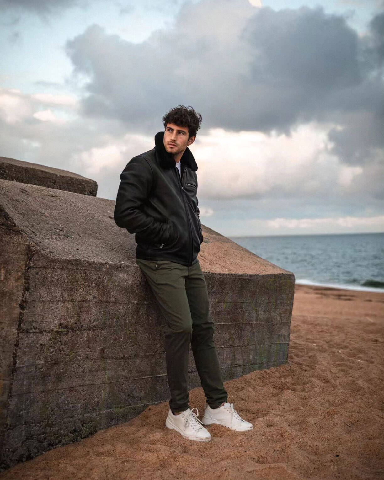 Vêtement en cuir Vestes & Trois Quart cuir noir