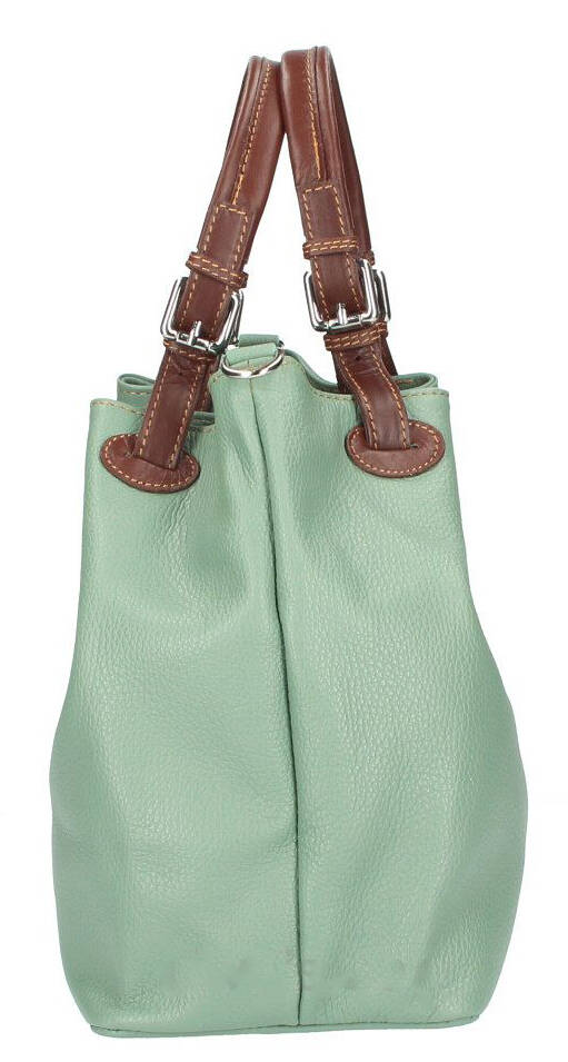 Vêtement en cuir Maroquinerie femme vert