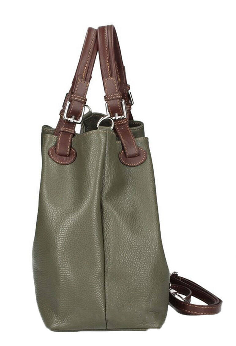 Vêtement en cuir Maroquinerie femme vert