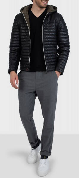 Vêtement en cuir Blousons cuir noir