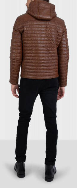 Vêtement en cuir Blousons cuir cognac