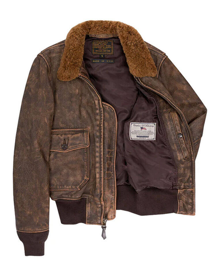 Vêtement en cuir Blousons cuir marron